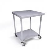 700 x 700mm Mobile Stainless Steel Table
