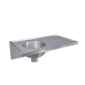 Sluice Sink &amp; Draining Board [DU-H] - Rear Entry