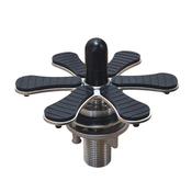 Glass Rinser Fountain With Rotating Spray