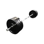 150kg Bumper Plate Set   7ft Olympic Bar image