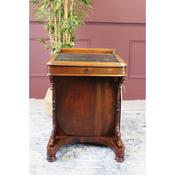 19th Century Mahogany and Rosewood Davenport