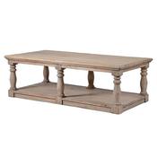 Herritage Reclaimed Wood Coffee Table with Turned Legs