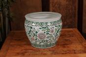 Large Chinese Ceramic Famille Verte Planter image