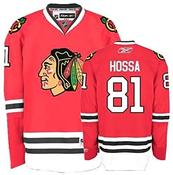 Youth Chicago Blackhawks Marian Hossa Premier Home Jersey image
