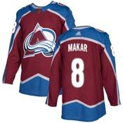 Men's Colorado Avalanche #8 Cale Makar Burgundy Home Authentic Stitched Jersey image
