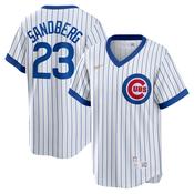 Men's Chicago Cubs Ryne Sandberg Home Cooperstown Collection Player Jersey - White image
