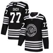 Men's Chicago Blackhawks Kirby Dach adidas Black Alternate 2019/20 Authentic Player Jersey image
