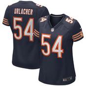 Women's Chicago Bears Brian Urlacher Game Retired Player Jersey Navy image