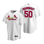 Youth St. Louis Cardinals Adam Wainwright Cool Base Replica Jersey White image
