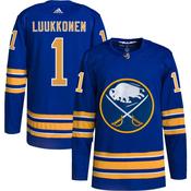 Buffalo Sabres #1 Ukko-Pekka Luukkonen Royal Home Authentic Pro Jersey image