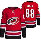 Men's Carolina Hurricanes #88 Martin Necas Red Stitched Hockey Jersey image