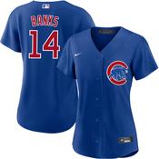Women's Chicago Cubs Ernie Banks Replica Alternate Jersey - Royal image