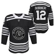 Youth Alex DeBrincat Chicago Blackhawks Vintage Black Alternate Premier Jersey image