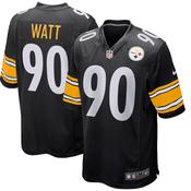 Men's Pittsburgh Steelers T.J. Watt Game Player Jersey Black image