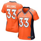 Women's Denver Broncos Javonte Williams Game Jersey - Orange image
