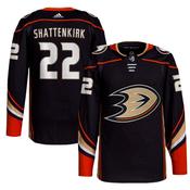 Anaheim Ducks #22 Kevin Shattenkirk Black Home Authentic Jersey image