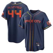 Men's Houston Astros Yordan Alvarez Space City Connect Replica Jersey - Navy image
