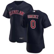 Men's Cleveland Guardians Andres Gimenez Cool Base Replica Alternate Jersey - Navy image