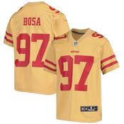 Youth San Francisco 49ers Nick Bosa Inverted Team Game Jersey Gold image