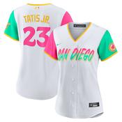 Women's San Diego Padres Fernando Tatis Jr. City Connect Replica Jersey - White image