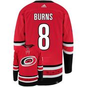 Men's Carolina Hurricanes #8 Brent Burns Red Stitched Hockey Jersey image