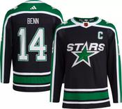 Custom Dallas Stars #14 Jamie Benn 2022/23 Black Reverse Retro 2.0 Stitched Jersey image