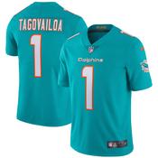 Men's Miami Dolphins Tua Tagovailoa Vapor Limited Jersey Aqua image