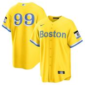 Men's Boston Red Sox Alex Verdugo City Connect Replica Jersey - Gold image