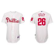 Youth Philadelphia Phillies Chase Utley Replica Home Jersey - White image