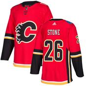 Calgary Flames #26 Michael Stone Red Home Authentic Jersey image