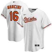 Mens Baltimore Orioles Trey Mancini Cool Base Replica Jersey White image