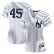 Women's New York Yankees Gerrit Cole Cool Base Replica Home Jersey - White image