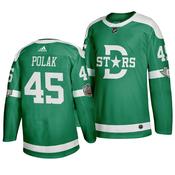 Men's Dallas Stars #45 Roman Polak Green 2020 Winter Classic Hockey Jersey image