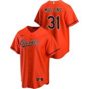 Men's Baltimore Orioles Cedric Mullins Cool Base Replica Alternate Jersey - Orange image