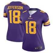 Women's Minnesota Vikings Justin Jefferson Alternate Legend Jersey Purple image