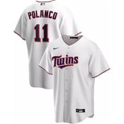 Mens Minnesota Twins Jorge Polanco Cool Base Replica Jersey White image