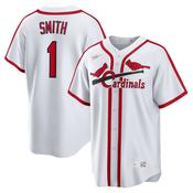 Men's St. Louis Cardinals Ozzie Smith Home Cooperstown Collection Player Jersey - White image