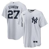 Men's New York Yankees Giancarlo Stanton Home Player Name Jersey - White image