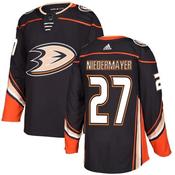Men's Anaheim Ducks #27 Scott Niedermayer Black Home Authentic Stitched Hockey Jersey image
