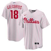 Men's Philadelphia Phillies Didi Gregorius Home Player Name Jersey - White image