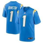 Youth Los Angeles Chargers Quentin Johnston Game Jersey - Powder Blue image
