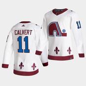 Colorado Avalanche #11 Matt Calvert White Retro Jersey image