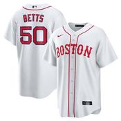 Youth Boston Red Sox Mookie Betts Replica Home Jersey - White image