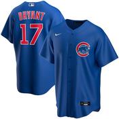Mens Chicago Cubs Kris Bryant Cool Base Replica Jersey Blue image