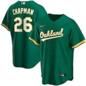 Mens Oakland Athletics Matt Chapman Cool Base Replica Jersey Green image