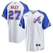 Men's Atlanta Braves Austin Riley 2023 City Connect Replica Jersey - White image