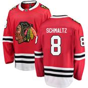 Men's Nick Schmaltz Chicago Blackhawks Fanatics Branded Red Home Breakaway Jersey image