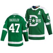Men's Dallas Stars #47 Alexander Radulov Green 2020 Winter Classic Hockey Jersey image