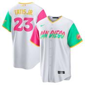 Men's San Diego Padres Fernando Tatis Jr. City Connect Replica Jersey - White image