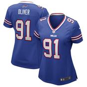 Women's Buffalo Bills Ed Oliver Game Jersey - Royal image